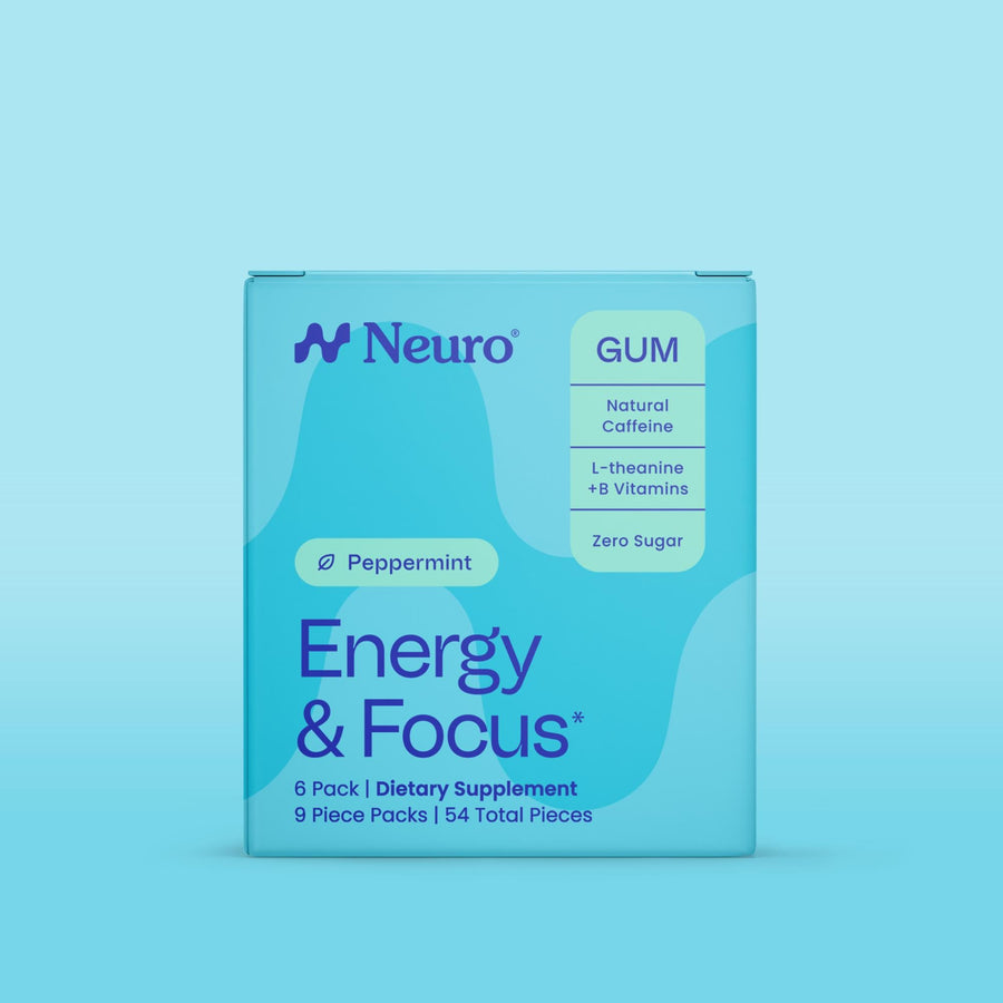 Neuro Energy & Focus Gum, Peppermint