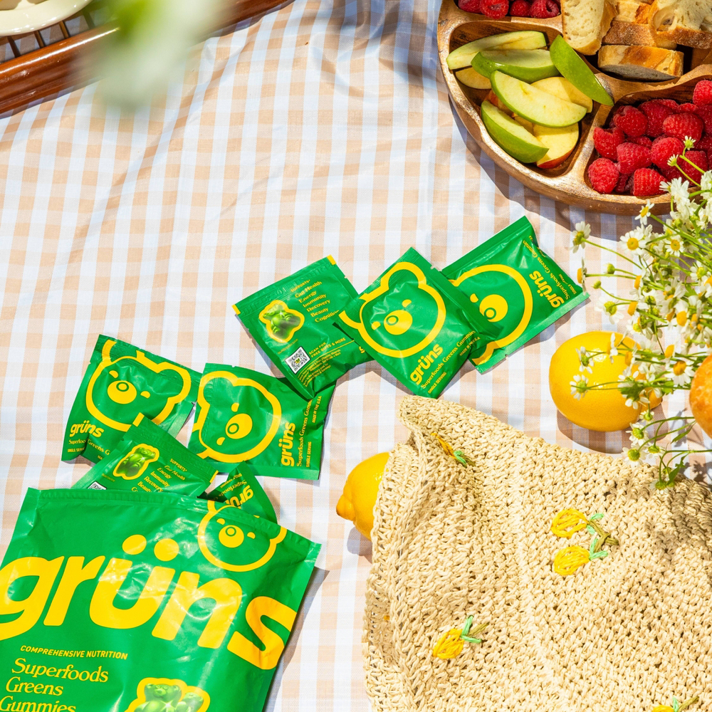 Grüns Superfoods Greens Gummies — Low Sugar