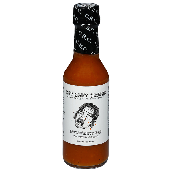 Cry Baby Craig's Habanero & Garlic Hot Sauce