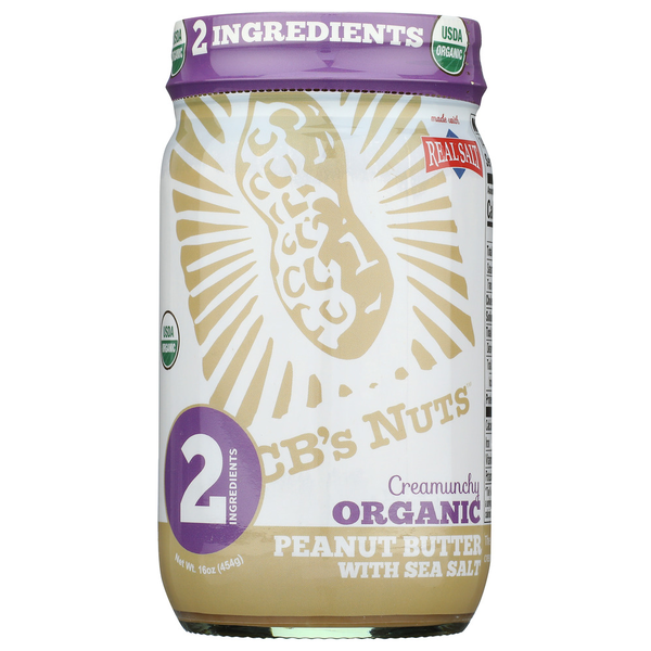 CB's Nuts Organic Peanut Butter with Sea Salt