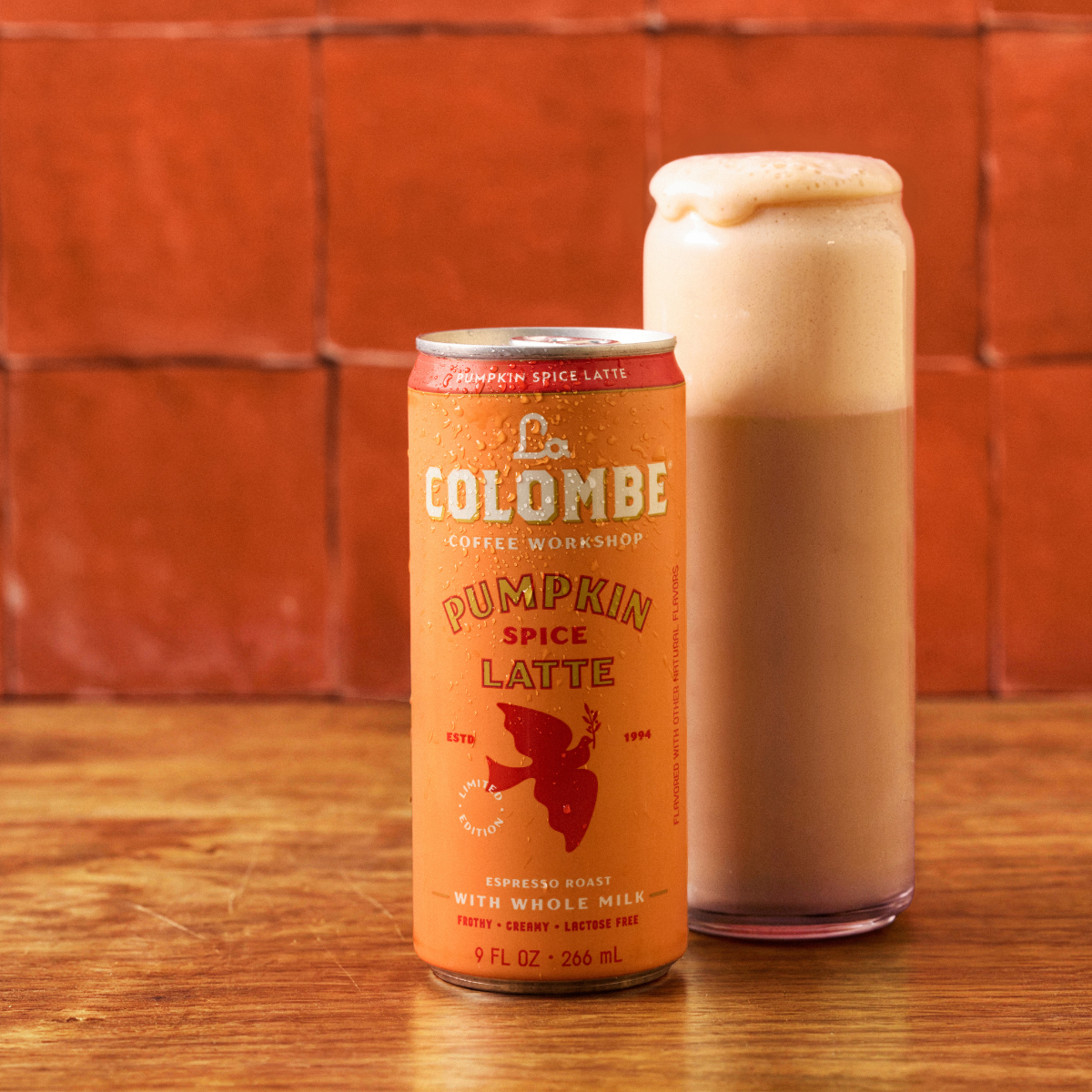 La Colombe Pumpkin Spice Draft Latte can