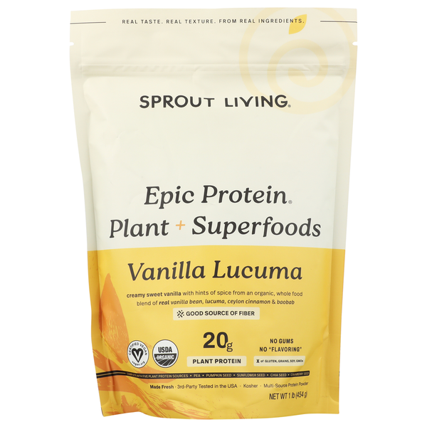 Sprout Living Epic Protein Vanilla Lucuma