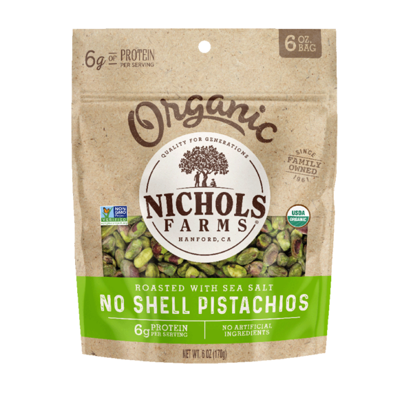 Nichols Farms Organic No Shell Pistachios