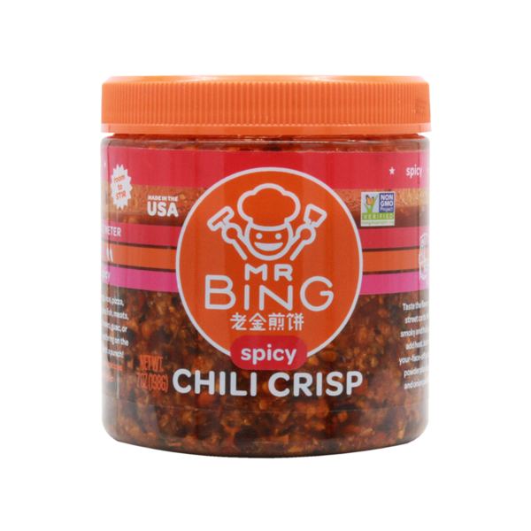 Mr Bing Spicy Chili Crisp jar