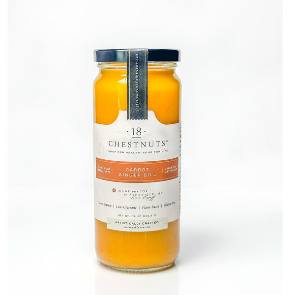 18 Chestnuts Carrot Ginger Dill Soup