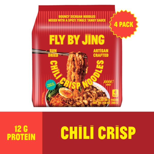 Fly By Jing Chili Crisp Noodles (4-pack)