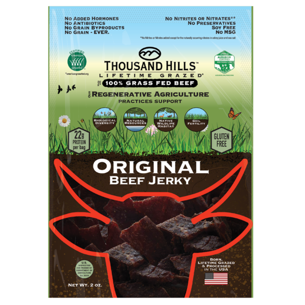 Thousand Hills Grass-Fed Beef Jerky — Original